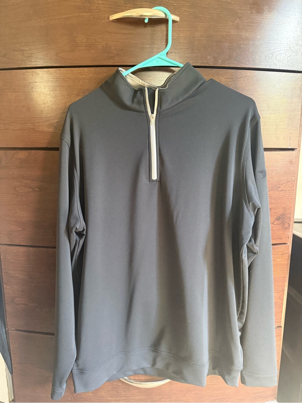 Peter Millar Men's Black Quarter-Zip